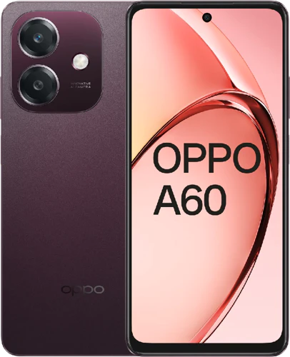 Oppo A60 5G zwart rood overzicht