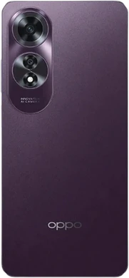 Oppo A60 purple back