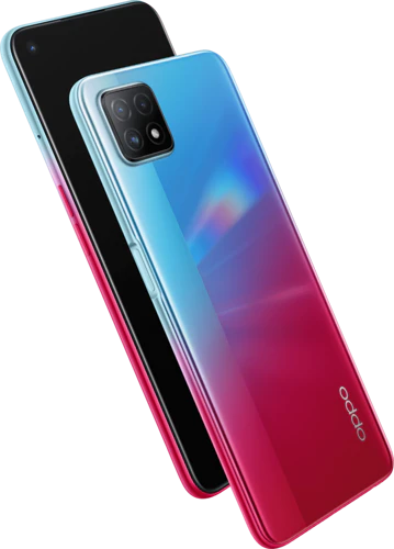 Oppo A73 5G blue overview