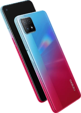 Oppo A73 5G blauw overzicht