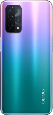 Oppo A74 5G paars achterkant