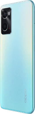 Oppo A76 verde indietro lato sinistro