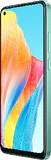 Oppo A78 4G groen voorkant rechterzijkant