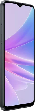 Oppo A78 5G noir couverture côté gauche