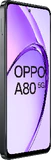 Oppo a80 schwarz Vorderseite linke Seite