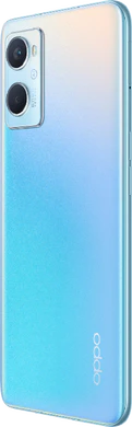 Oppo A96 blu indietro lato sinistro