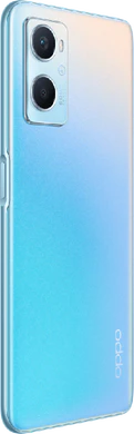 Oppo A96 blu indietro lato destro