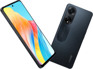 Oppo A98 zwart overzicht