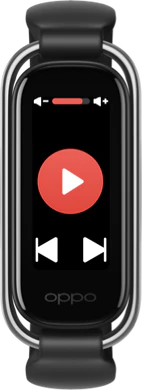 Oppo Band style nero copertina frontale