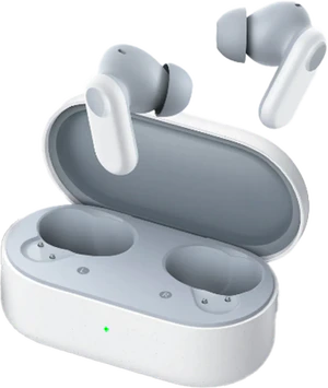 Oppo Enco Buds2 Pro wit case voorkant rechterzijkant schuin geopend