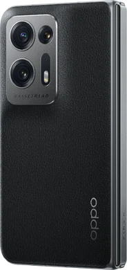 Oppo Find N2 zwart achterkant linkerzijkant