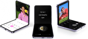 Oppo Find N2 Flip violetti yleiskatsaus