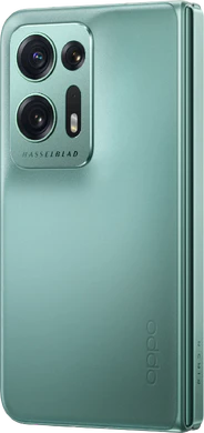 Oppo Find N2 groen achterkant linkerzijkant