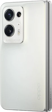 Oppo Find N2 wit achterkant linkerzijkant