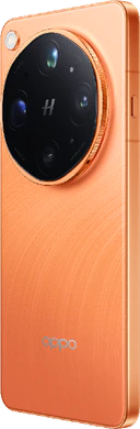 Oppo Find N6 oranje achterkant linkerzijkant