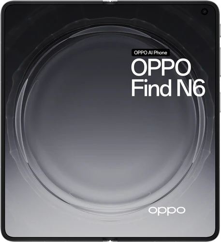 Oppo Find N6 titanium grijs binnenkant Oppo Find N6 titanium grijs binnenkant