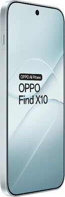 Oppo Find X10 glacier bleu avant côté gauche