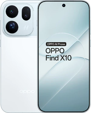 Oppo Find X10 glacier bleu vue d'ensemble