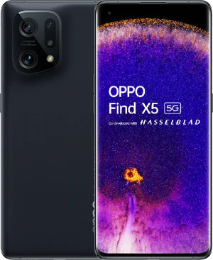 Oppo Find X5 zwart overzicht