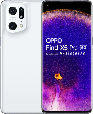 Oppo Find X5 Pro valkoinen yleiskatsaus