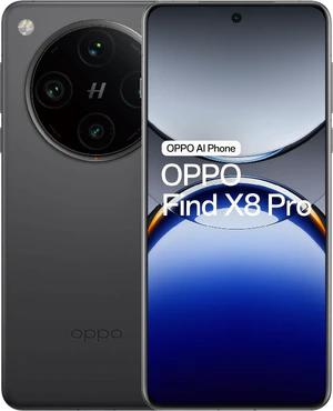 Oppo Find X8 Pro zwart overzicht