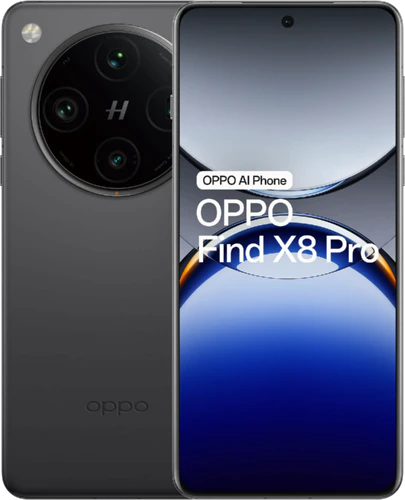 Oppo Find X8 Pro zwart overzicht