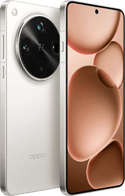 Oppo Find X8 Ultra wit zijkant overzicht