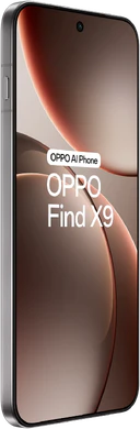 Oppo Find X9 5g titanium gris couverture côté gauche