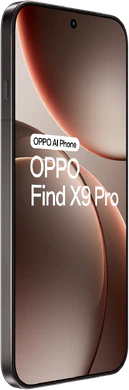 Oppo Find X9 Pro titanium charcoal gris couverture côté gauche