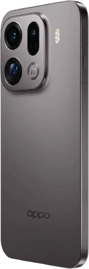 Oppo Find X9 Pro titanium charcoal gris retour côté gauche