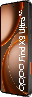 Oppo Find X9 Ultra zwart voorkant rechterzijkant