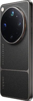 Oppo Find X9 Ultra zwart achterkant linkerzijkant