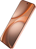 Oppo Find X9s arancia copertina frontale lato destro aslant