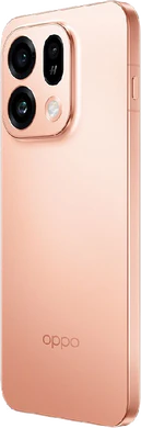 Oppo Find X9s arancia indietro lato sinistro