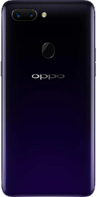 Oppo R15 Pro achterkant paars