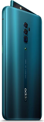 Oppo Reno 10x zoom groen achterkant rechterzijkant