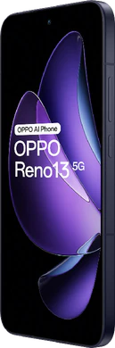Oppo reno 13 5g blau Vorderseite rechte Seite