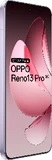 Oppo reno 13 5g paars voorkant linkerzijkant