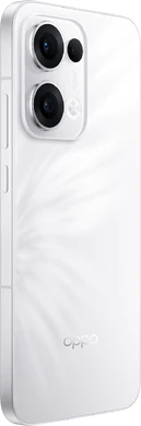 Oppo reno 13 5g weiß Rückseite rechte Seite