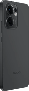 Oppo reno 13 f 5g grijs achterkant rechterzijkant