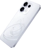 Oppo reno 16 pro 5g blanco volver lado izquierdo aslant