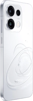 Oppo reno 16 pro 5g white back right side