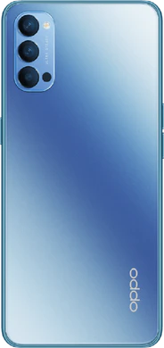 Oppo reno 4 5g blå bagside