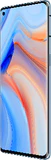 Oppo reno 4 pro 5g blå front höger sida