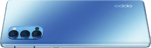 Oppo reno 4 pro 5g blå tillbaka vriden