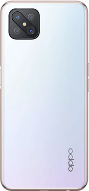 Oppo reno 4 z 5g wit achterkant
