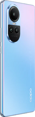 Oppo Reno10 blue back right side