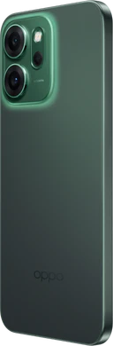 Oppo Reno14 F 5G groen achterkant linkerzijkant