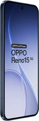 Oppo Reno15 5G twilight noir couverture côté gauche