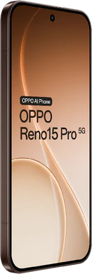 Oppo Reno15 Pro 5G dusk black brown front left side